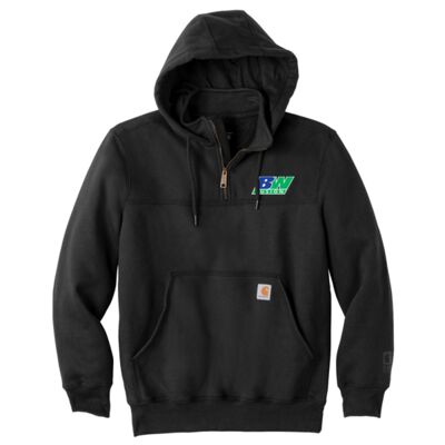 BW Fusion - Rain Defender ® Paxton Heavyweight Hooded Zip Mock Sweatshirt Thumbnail